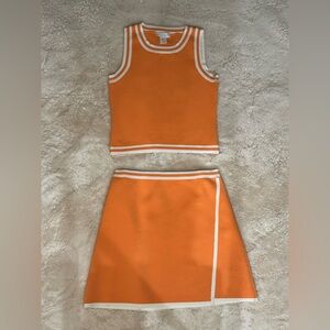 House of Harlow Orange Knit Set – Size Medium (Worn Once)